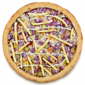 Пицца «Деревенская» с бортом